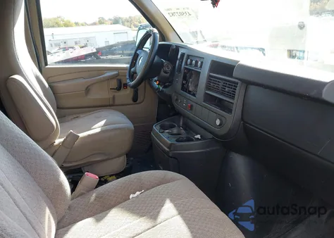 2012 Chevrolet Express 2500 Work Van из США, поврежденный, VIN 1GCWGFCA1C1184778